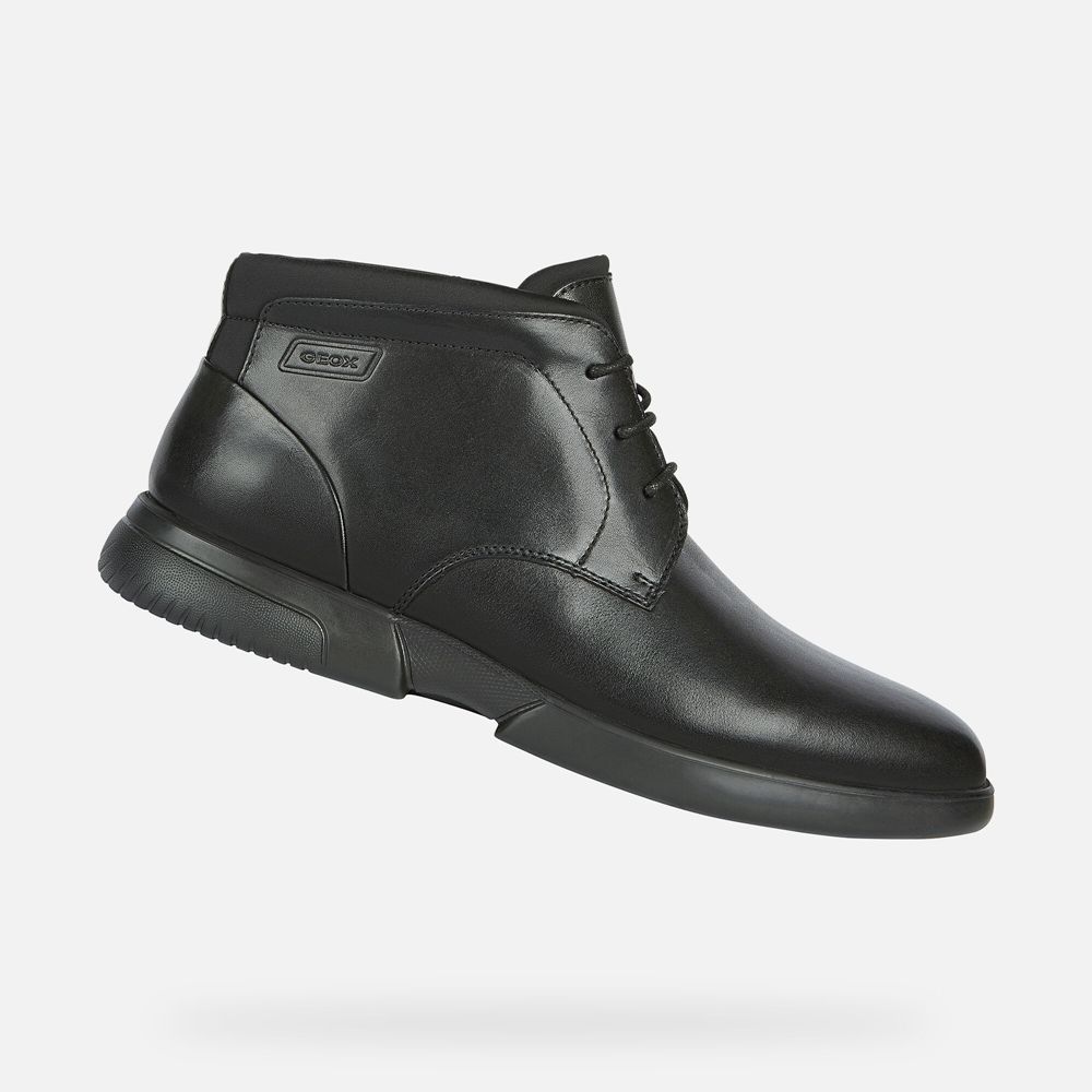 Geox Erkek Lifestyle Ayakkabı Siyah - Smoother - PAI-045216